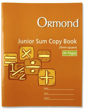 Ormond  20mm 40pg Junior Sum Copy